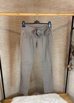 Pantalon taille basse à nœud • Made in Italy • Taille S (36), brand: Made In Italy, condition: Very good, size: S / 36 / 8, €11.95, €13.25 includes Buyer Protection