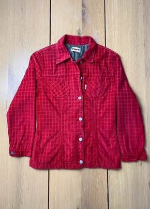 Veste chemise chipie rouge velours côtelé matelassée carreaux vintage taille s 36, marca: Chipie, estado: Muito bom, tamanho: S / 36 / 8, €39.90, €42.60 inclui Proteção do Comprador