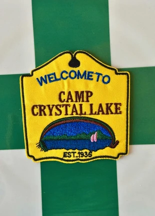 Patch Ricamato Camp Crystal Lake | Friday The 13th Embroidered Iron On Patch, marque: Handmade, état: Neuf avec étiquette, 2,99 €, 3,84 € Protection acheteurs incluse