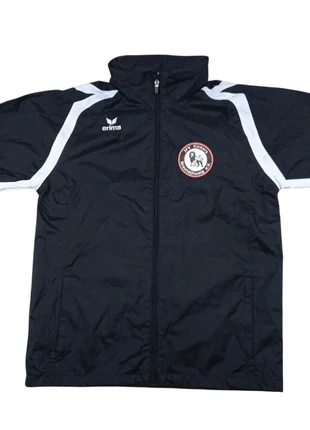 Veste coupe-vent football Erima JFV Kickers Braunschweig noir et blanche - Taille 164cm enfants, marque: Erima, état: Très bon état, taille: 14 ans / 164 cm, 10,00 €, 11,20 € Protection acheteurs (Pro) incluse