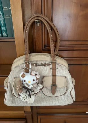 Christian Dior Trotter Romantique Doctor Bag - Beige Canvas & Leather - Vintage, marque: Dior, modèle: Lady Dior, état: Bon état, 520,00 €, 530,40 € Protection acheteurs incluse