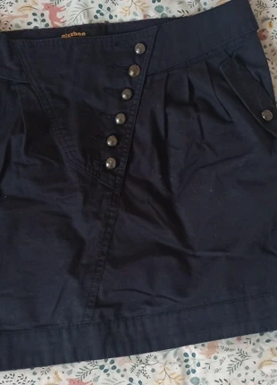 Mini jupe Marine poches latérales détail boutons devant taille M bizzbee, brand: Bizzbee, condition: Very good, size: M / 38 / 10, €10.00, €11.20 includes Buyer Protection