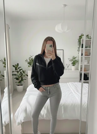 Veste / hoodie/ sweat à capuche Nike noir, zip Taille XS (homme / femme) unisex coton, merk: Nike, staat: Heel goed, maat: XS / 34 / 6, € 23,00, € 24,85 inclusief Kopersbescherming