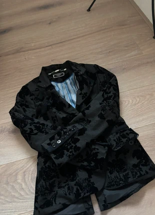 Zwarte Next Blazer met bloemenprint - Maat 38, merk: NAN, staat: Heel goed, maat: M / 38 / 10, € 15,00, € 16,45 inclusief Kopersbescherming