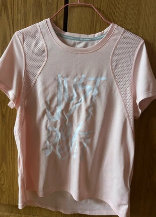 T-shirt Nike Running Rosa Salmone "Just Do It, brand: Nike, condizioni: Ottime, taglia: M / IT 42 / EU 38, €8.00, €9.10 include la Protezione acquisti