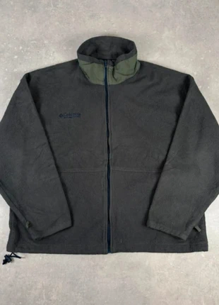Veste polaire full zip Columbia Made in USA / Vert kaki logo brodé / Taille XL, marca: Columbia, estado: Muito bom, tamanho: XL, €20.00, €21.70 inclui Proteção do Comprador