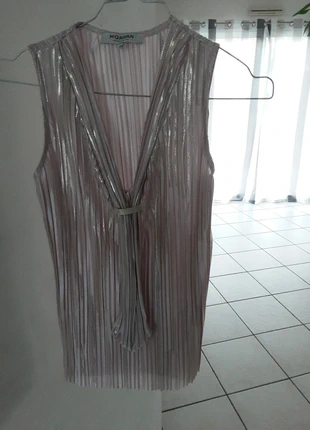 Haut sans manches, marque: Morgan, état: Neuf sans étiquette, taille: XS / 34 / 6, 5,00 €, 5,95 € Protection acheteurs incluse