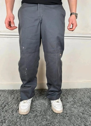 Pantalon Carpenter Chino Dickies Gris pour Homme W30 L32 vintage streetwear workwear baggy AA1422, marca: Dickies, estado: Muito bom, tamanho: PT 40 | W30, €10.00, €11.20 inclui Proteção do Comprador Pro