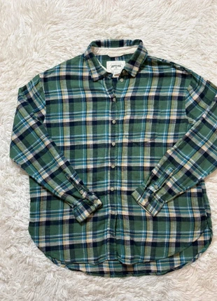 Chemise American Eagle USA vintage workwear flanelle vert carreaux homme XS, marque: American Eagle, état: Très bon état, taille: XS, 15,00 €, 16,45 € Protection acheteurs (Pro) incluse