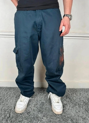Pantalon Carpenter Chino Cargo Dickies Bleu pour Homme W34 L34 vintage streetwear worekwear AA1394, marca: Dickies, estado: Muito bom, tamanho: PT 44 | W34, €10.00, €11.20 inclui Proteção do Comprador Pro