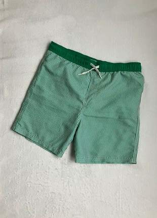 Short de bain vintage vert à rayures, marque: Monoprix, état: Très bon état, taille: M, 3,00 €, 3,85 € Protection acheteurs incluse