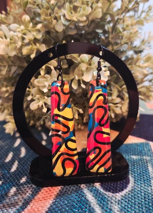 Boucles d’oreilles fun, orecchini artigianali, brand: Fait Main, condition: New without tags, €5.00, €5.95 includes Buyer Protection