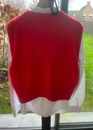 Pull sans manche rouge, marque: sans marque, état: Neuf sans étiquette, taille: M / 38 / 10, 25,00 €, 26,95 € Protection acheteurs incluse