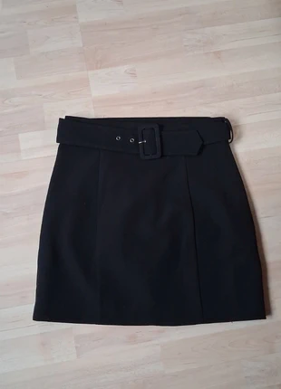 Mini-jupe noire ceinture T 38, marca: Boutique Parisienne, estado: Novo sem etiquetas, tamanho: M / 38 / 10, €12.00, €13.30 inclui Proteção do Comprador