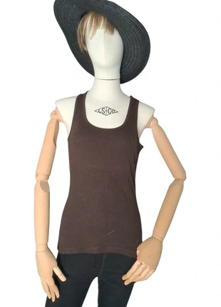 Débardeur marron etam 40, marque: Etam, état: Très bon état, taille: L / 40 / 12, 5,00 €, 5,95 € Protection acheteurs (Pro) incluse