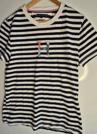 🟣T-shirt marinière Tommy Hilfiger 🟣taille M, marca: Tommy Hilfiger, estado: Muito bom, tamanho: M, €14.00, €15.40 inclui Proteção do Comprador