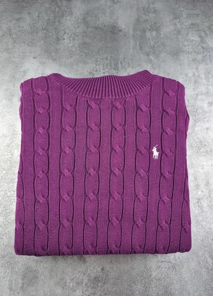 Pull col roulé - Ralph Lauren - Torsadé - Violet - M, marque: Ralph Lauren, état: Très bon état, taille: M / 38 / 10, 42,00 €, 44,80 € Protection acheteurs incluse