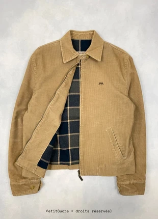 Veste Harrington Thomas Burberry Doublure Tartan Beige en Velours côtelés - Taille M #1620, brand: Thomas Burberry, condition: Very good, size: M / 38 / 10, €79.00, €83.65 includes Buyer Protection Pro
