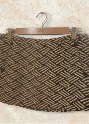 Ba&sh – Jupe courte graphique coton mélangé – taille 38 (T1), merk: Ba&sh, staat: Heel goed, maat: M / 38 / 10, € 29,90, € 32,10 inclusief Kopersbescherming