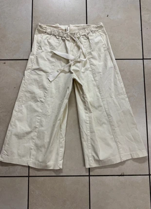 Pantaloni Culotte/Wide Leg Souvenir (Panna/Ecrù), marque: Souvenir, état: Neuf sans étiquette, taille: M, 20,00 €, 21,70 € Protection acheteurs incluse