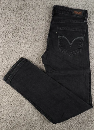Jeans Levis Mid Rise Skinny Egypte Femme W27 L29 Gris/Noir, merk: Levi's, staat: Heel goed, maat: S / 36 / 8, € 20,00, € 21,70 inclusief Kopersbescherming Pro