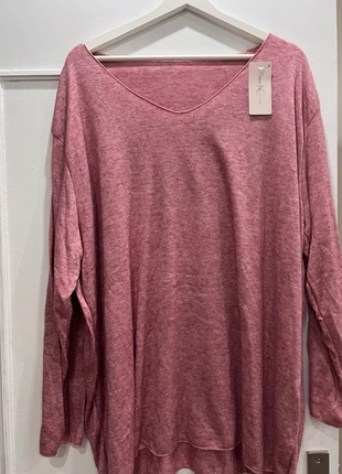 Pull col v, marque: Made In Italy, état: Neuf avec étiquette, taille: 7XL / 54 / 26, 12,00 €, 13,30 € Protection acheteurs incluse