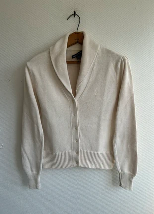 Cardigan Ralph Lauren Crème 📏 L, marque: Ralph Lauren, état: Très bon état, taille: XS / 34 / 6, 25,00 €, 26,95 € Protection acheteurs (Pro) incluse