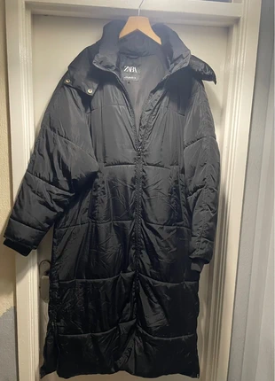 Women’s ZARA Black Oversized heavy Longline Puffer Coat Jacket - Size XL (Fits like UK 20-22), brand: Zara, condition: Very good, size: XL / UK 20-22, £19.99, £21.69 includes Buyer Protection