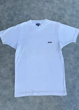 Tee shirt Schott NYC blanc logo brodé - vintage Y2K - taille L, brand: Schott, condition: Very good, size: L, €14.00, €15.40 includes Buyer Protection