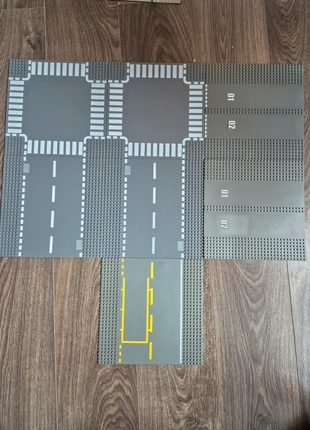 7 lego city legocity weg platen wegenplaten donkergrijs plaques, merk: LEGO, staat: Goed, maat: Universeel, € 15,00, € 16,45 inclusief Kopersbescherming