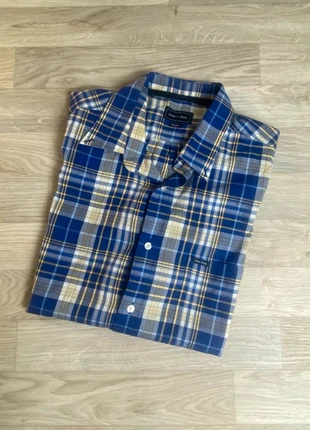 Ae24 Chemise Eden Park Regular Carreaux Bleu Jaune Blanc Homme, estado: Muy bueno, tamaño: L, 10,71 €, 11,95 € Protección al comprador Pro incluida