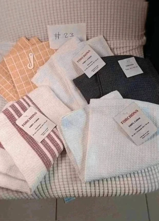 🧺 Lot de 5 Serviettes de table 100% coton – Neufs 🇮🇳, brand: Amazon, condition: Very good, €8.00, €9.10 includes Buyer Protection