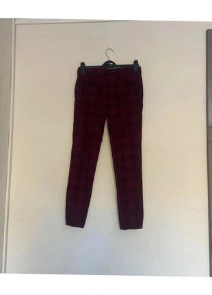 Pantalon violet à carreaux, marque: Jennyfer, état: Très bon état, taille: XS / 34 / 6, 2,00 €, 2,80 € Protection acheteurs incluse