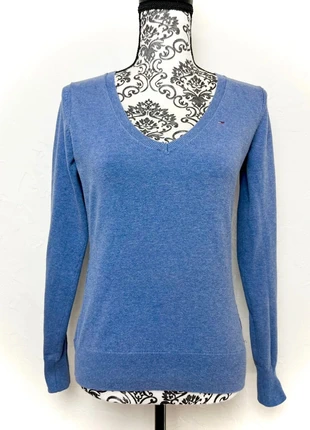 Pull fin Tommy Hilfiger bleu claire - Taille S - Très bon état, marke: Tommy Hilfiger, zustand: Sehr gut, größe: S / 36 / 8, 13,90 €, 15,30 € inklusive Vinted-Käuferschutz