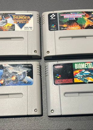 Lot Shoot them up super famicom , thunder Spirit , edf gradius 3, état: Très bon état, 45,00 €, 47,95 € Protection acheteurs incluse