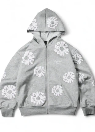 Sweat/Pull Zippé à Capuche Gris Motifs Homme Très Bon État Vintage Streetwear Casual y2k - Taille M, marque: Vintage, état: Très bon état, taille: M, 54,99 €, 58,44 € Protection acheteurs incluse