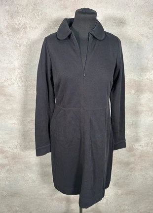 Manteau Boden noir profond, maille cotelee, zip devant taille S, brand: Boden, condizioni: Ottime, taglia: S / IT 40 / EU 36, €15.00, €16.45 include la Protezione acquisti Pro