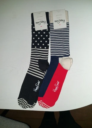 Happy Socks 2 paar, merk: Happy Socks, staat: Nieuw met prijskaartje, maat: M | 43–46, € 7,00, € 8,05 inclusief Kopersbescherming