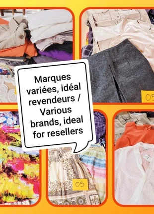 Lot 18 vêtements femme marques revendeur idéal revente women branded clothes resale, marque: Mango, état: Très bon état, taille: M / 38 / 10, 24,00 €, 25,90 € Protection acheteurs incluse