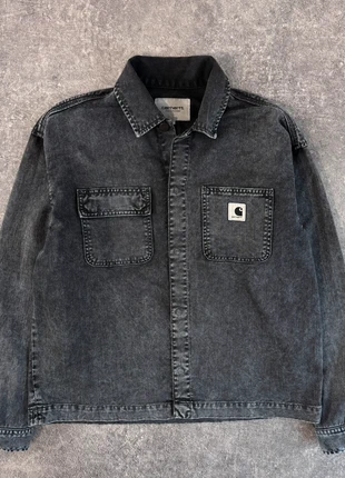 Veste en Jean Carhartt style délavé - Taille S, marque: Carhartt, état: Très bon état, taille: S, 70,00 €, 74,20 € Protection acheteurs (Pro) incluse