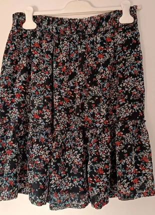 Jupe fleurie bleue et rose Esprit T38 – Très bon état, condition: Very good, size: M / 38 / 10, €8.00, €9.10 includes Buyer Protection