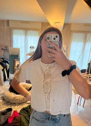 blouse à noeuds, brand: Kiabi, condition: Very good, size: M / 38 / 10, €10.00, €11.20 includes Buyer Protection