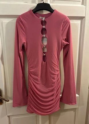 Pink Oh Polly Dress with Diamanté Detail, marque: Oh Polly, état: Neuf avec étiquette, taille: S / 36 / 8, 9,99 €, 11,19 € Protection acheteurs incluse