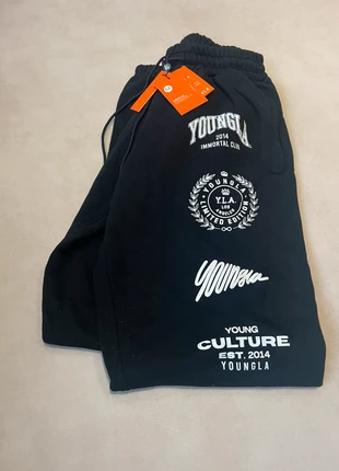 YoungLA Immortal Killer Joggers • M • Zwart • Nieuw, merk: YoungLA, staat: Nieuw met prijskaartje, maat: M, € 42,50, € 45,33 inclusief Kopersbescherming