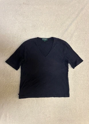Maglietta a maglia Ralph Lauren blu - t-shirt RL taglia XL, marque: Ralph Lauren, état: Très bon état, taille: XL / 42 / 14, 8,50 €, 9,63 € Protection acheteurs incluse