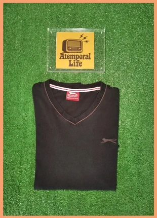 vintage tennis t-shirt double black cotton 90's Slazenger, marque: Slazenger, état: Bon état, taille: XL, 9,90 €, 11,10 € Protection acheteurs incluse