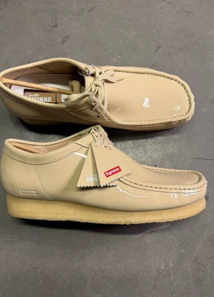 Clarks x Supreme Wallabee Cream Patent, brand: Clarks, condition: New without tags, size: 39.5, €79.90, €84.60 includes Buyer Protection Pro