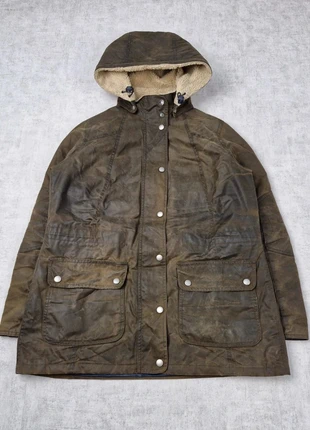 Wax Jacket Barbour Veste Coton Ciré Toile Huilé Apsley Vert, marke: Barbour, zustand: Sehr gut, größe: L / 40 / 12, 169,90 €, 179,10 € beinhaltet Vinted-Käuferschutz Pro