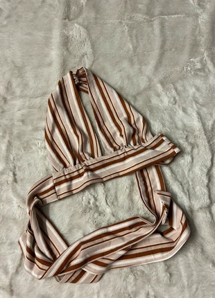 Crop top à rayures – Taille S – Y2K / Vintage – Style Theodora, merk: Tendance, staat: Nieuw zonder prijskaartje, maat: S / 36 / 8, € 2,00, € 2,80 inclusief Kopersbescherming