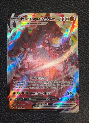 Monthracite Vmax 099/185, marque: Pokémon, état: Très bon état, 5,00 €, 5,95 € Protection acheteurs (Pro) incluse